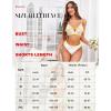 imageRSLOVE Lingerie for Women Sexy Floral Lace Bra and Panty Sets Two Piece BabydollWhite