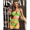 imageRSLOVE Women Lingerie Sets with Garter Belt 3 Piece Lace Teddy Babydoll BodysuitNeon Green
