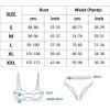 imageRSLOVE Women Lingerie Sets with Garter Belt 3 Piece Lace Teddy Babydoll BodysuitSky Blue