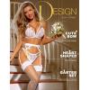 imageRSLOVE Women Lingerie Sets with Garter Belt 3 Piece Lace Teddy Babydoll BodysuitWhite