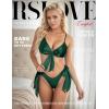 imageRSLOVE Women Sexy Lingerie Set Satin Bow Tie 2 Piece Bra and Panty SetsDark Green