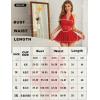 imageRSLOVE Womens Lingerie Lace Babydoll  Sexy Chemise with Halter Neck Backless Mesh Nightgown Spaghetti Straps SleepwearRed