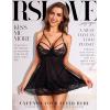 imageRSLOVE Womens Lingerie Lace Babydoll  Sexy Nightwear VNeck Strappy Nightgown with ThongBlack