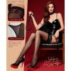 imageRSLOVE Thigh High Stockings for Women  Sexy Silicone Lace Top Sheer Over Knee Silky Lingerie StockingBlack2 Pairs