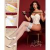 imageRSLOVE Thigh High Stockings for Women  Sexy Silicone Lace Top Sheer Over Knee Silky Lingerie StockingWhite