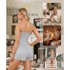 imageRSLOVE Womens Summer Pajamas Sets  Soft Pj Sets 2 Piece Cami Shorts Set Lingerie Sleepwear Casual LoungewearGrey