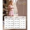 imageRSLOVE Womens Summer Pajamas Sets  Soft Pj Sets 2 Piece Cami Shorts Set Lingerie Sleepwear Casual LoungewearPink