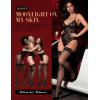 imageRSLOVE Womens Thigh High Stockings  Lace Top Stay Up Sheer Pantyhose with Anti Slip Silicone Sexy Lingerie StockingsBlack