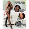 imageRSLOVE Sexy Lingerie Exotic Bodystocking  Fishnet Cut Out Lingerie Mesh Bodysuit One Piece Babydoll Rave OutfitsBlack