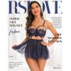 imageRSLOVE Lingerie for Women Lace Babydoll Chemise Sexy High Waisted Nightdress Sleepwear SetBlue