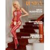 imageRSLOVE Womens Fishnet Bodystocking Sexy Exotic Lingerie Crotchless One Piece Bodysuit Plus Size TightsRed