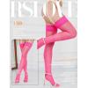imageRSLOVE Womens Lace Top Thigh High Sheer Stockings Antiskid Silicone Ultra Shimmery PantyhoseFluorescent Pink