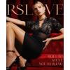 image:imageRSLOVE Sexy Lingerie Babydoll Outfits  Women V Neck Corset 2 Piece Nightwear Lace Sheer Mesh Chemise with ThongBlack