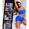 image:imageRSLOVE Sexy Fishnet Lingerie for Women  Sexy Nighty Cutout Lingerie Set Womens Mesh 2 Piece Babydoll See Through Outfits