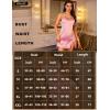 image:imageRSLOVE Womens Lingerie Sexy Satin Nightgown  V Neck Lace Babydoll Slip Chemise with Adjustable Straps SleepwearPink