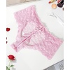 image:imageRSLOVE Lace Panties for Women  Heart Back Underwear Hollow Out Cute Briefs for Date NightPink
