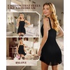 image:imageRSLOVE Sexy Lingerie for Women  Babydoll Lingerie Sexy Nightgown Dress Chiffon Chemise Ruffles Sleepwear CostumesBlack