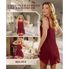 image:imageRSLOVE Sexy Lingerie for Women  Babydoll Lingerie Sexy Nightgown Dress Chiffon Chemise Ruffles Sleepwear CostumesWine Red