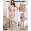 image:imageRSLOVE Thigh High Stockings for Women  Sexy Sheer Back Seam Stockings with Antiskid Silicone Vintage for DailyPartyNude