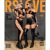 image:imageRSLOVE Women Fishnet Bodystocking Sexy  Lingerie Set Cut Out Bodysuit Two Piece Outfits Perfect for Rave amp ClubBlack