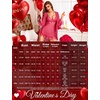 image:imageRSLOVE Women Sexy Lingerie Set 3 Piece Babydoll amp Lace Kimono Robe Strap Chemise Sleepwear Mesh NightgownRose Red