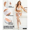 image:imageRSLOVE Womens Fishnet Thigh High Stockings  Silicone Lace Top Fishnet Stockings Stretchy StayUp Mesh PantyhoseWhite