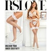 image:imageRSLOVE Womens Fishnet Thigh High Stockings  Silicone Lace Top Fishnet Stockings Stretchy StayUp Mesh PantyhoseWhite