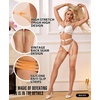 image:imageRSLOVE Womens Thigh High Stockings  40D Antiskid Silicone Backseam Stockings Perfect for Daily amp PartyNude