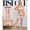 image:imageRSLOVE Womens Thigh High Stockings  40D Antiskid Silicone Backseam Stockings Perfect for Daily amp PartyWhite