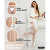 image:imageRSLOVE Womens Vintage Fishnet Lace Tights  High Waist Fishnet Striped Pantyhose Patterned Mesh Stockings Hollow out TightsWhite